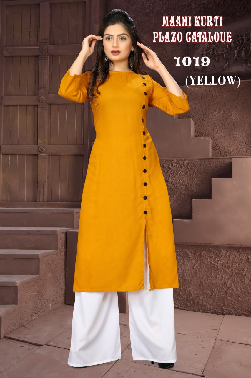 Elegant Rayon Kurti Set 🌸